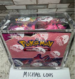 Pokemon Acrylic Booster Box Cases (Magnetic Lids)