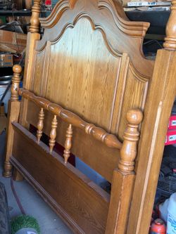 Have a queen bed frame Free