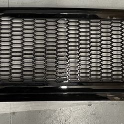 Badge less Honeycomb Style Front Upper Bumper Mesh Grill Glossy Black reja parrilla 15-17 Ford F-150