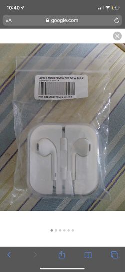 Apple EarPods Earbud Earphones with Mic $17 a piece x2
