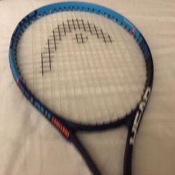 head instinct comp tennis racquet used four times 4  1/8 grip. awesome stick