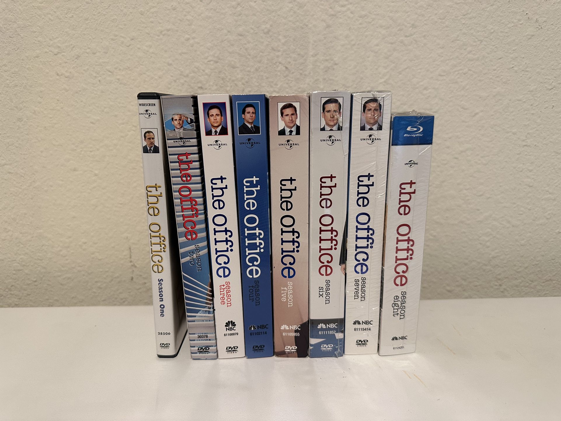 The Office TV Series (USA) Seasons 1-7 (DVD) & 8 (Blu-ray)