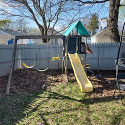 Free Kid Kraft Swing And Play Set