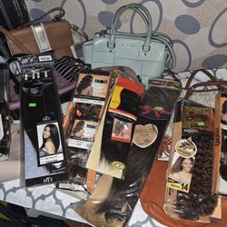 Purses & Hair Bundles 