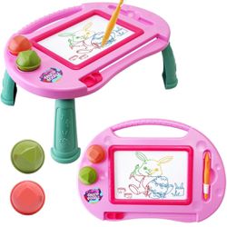 Toys for 1-2 Year Old Girls,Magnetic Drawing Board,Toddler Toys for Girls Age 2 3,Erasable Doodle Board for Kids,Learning Toys for Toddler 1 2 3,Gift 