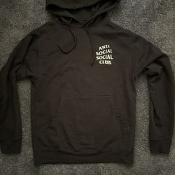 Black Anti Social Club Hoodie 