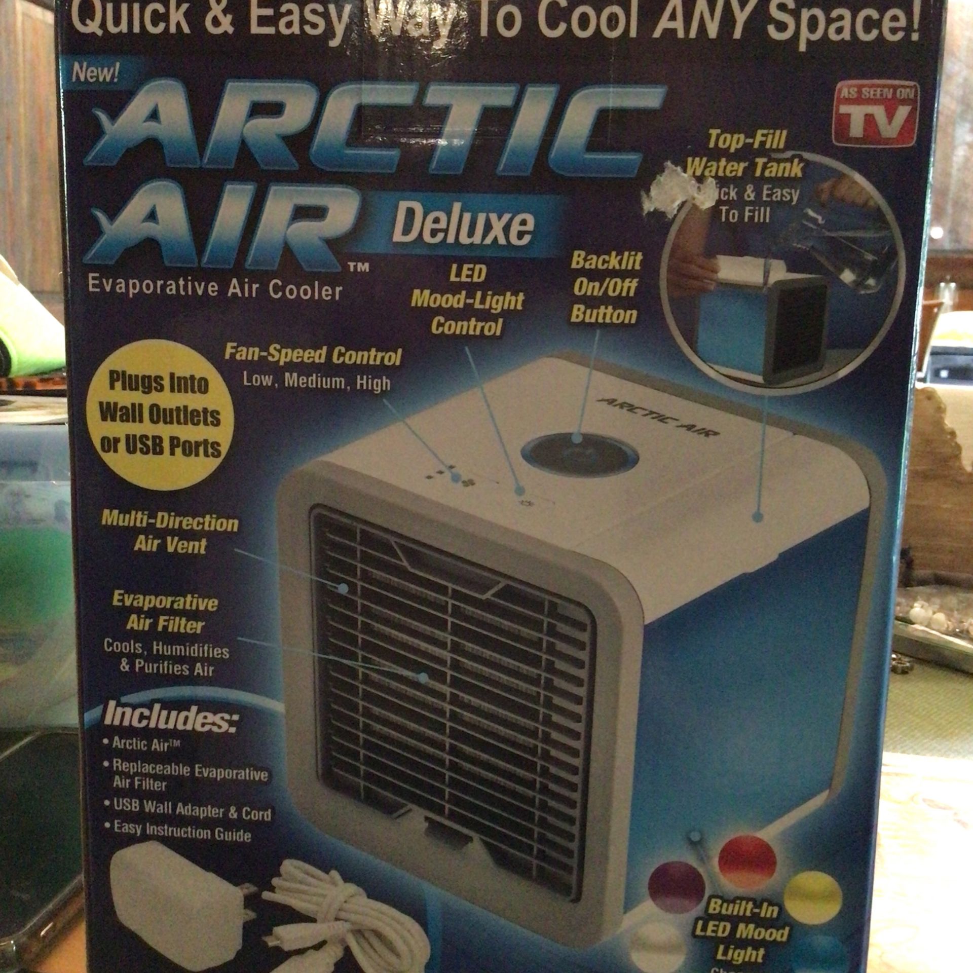 Artic air Deluxe Brand Evaporative Air Cooler -New