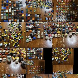 Epic huge Lego Lot- Over 150+mini Figs And More-Ninjago,Bionicle, Star Wars,Avengers,DC,Friends And More 