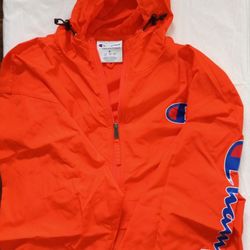 Still Available_Orange Champion Brand, adult jacket 