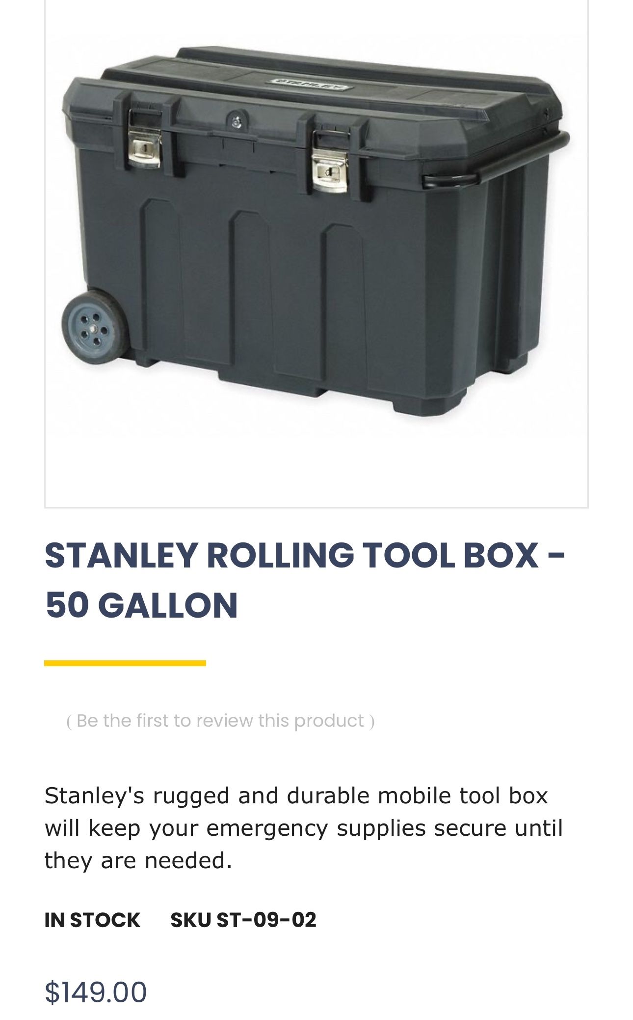 Stanley Tool Box
