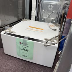 LG 27’ laundry pedestals white for washer and dryer