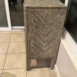 Wood cabinet sideboard