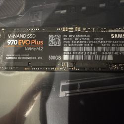 Samsung 970 Evo Plus NVMe M.2 500GB Gen 3 Great Condition 