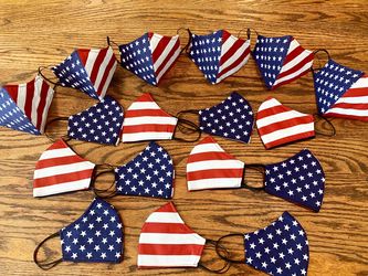 American Flag 4th of July Masks