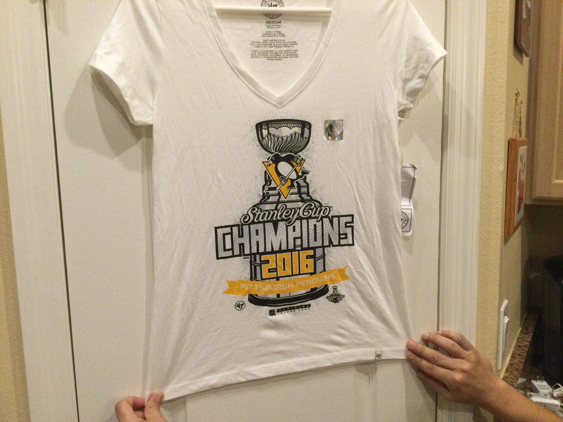 NHL Pttsburgh Penguins Stanley Cup Champions.