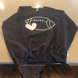 Black Football Sweatshirt