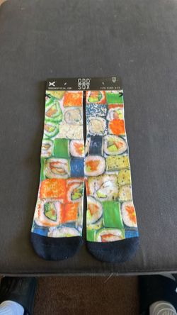 Odd Sox Sushi Print Crew Socks
