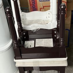 Foot Stools & Wooden pelican 