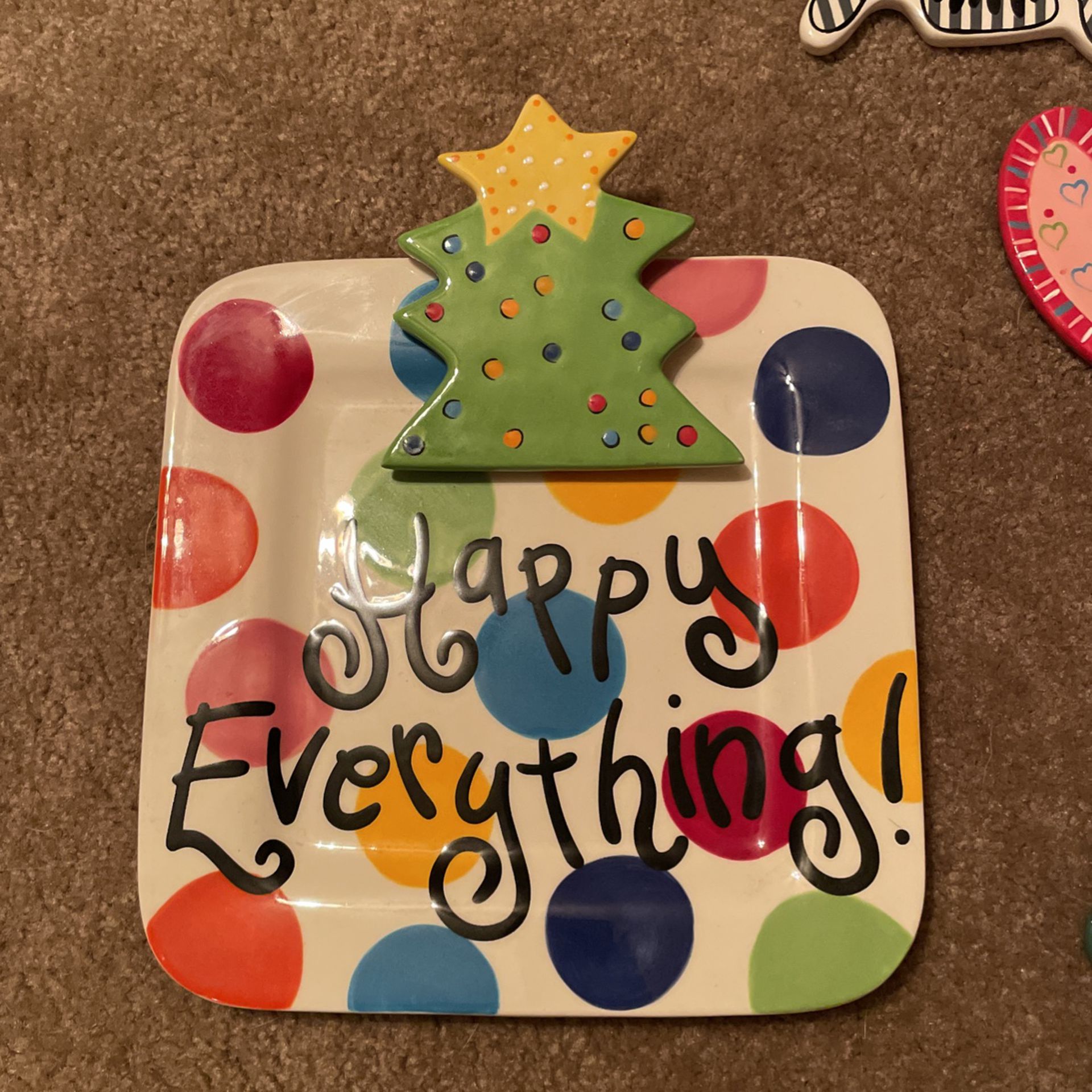 Happy Everything Plate & 12 Attachments 