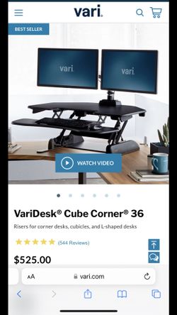 Vari Desk 36 Cube Desk