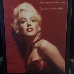 Marilyn Monroe Vintage Painting 1986 (Rare)