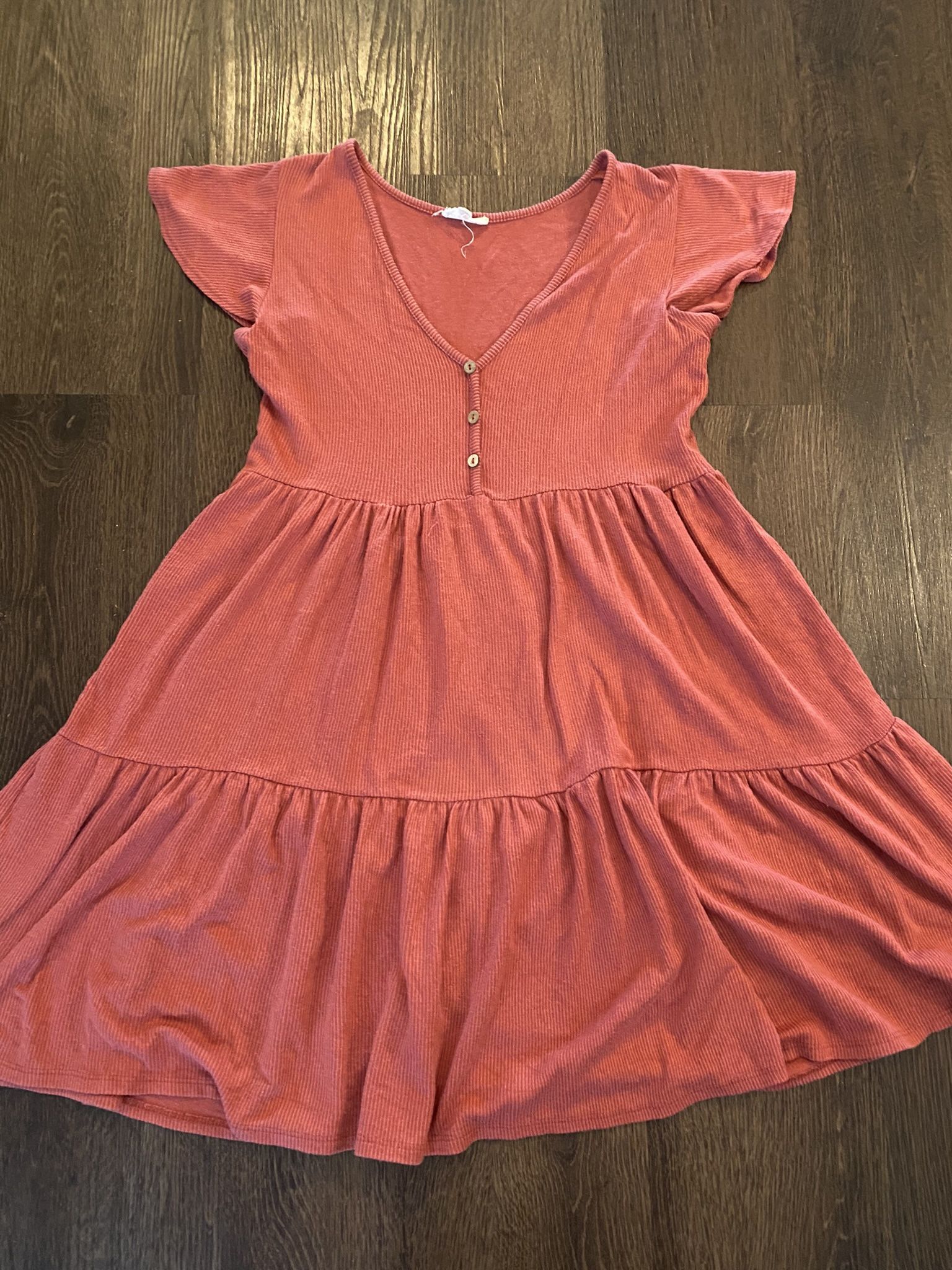 Womans Mauve Pink Shirt Dress Size XL By See You Monday #2