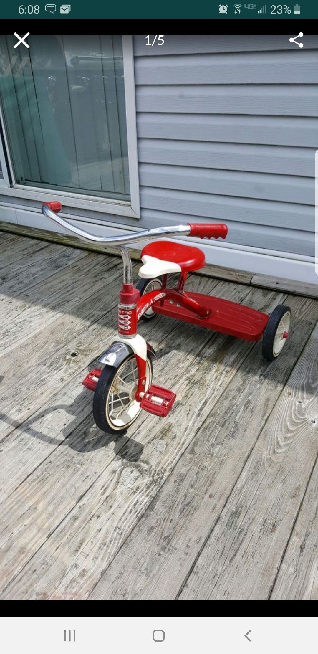 Radio flyer bicycle
