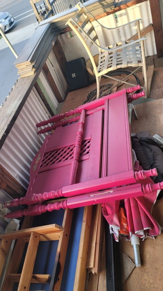 FREE Pink Girl Bed Frame