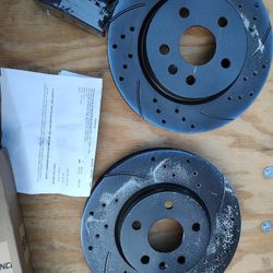 Premium Cross Drilled Brake Band Kit For  2011 Buick Lacrosse 