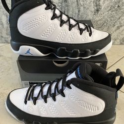 Jordan 9 Retro University Blue Size 6.5 Y