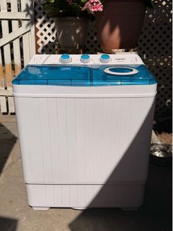 KUPPET Portable Twin Tub Washer & Spin Dryer – Works Great