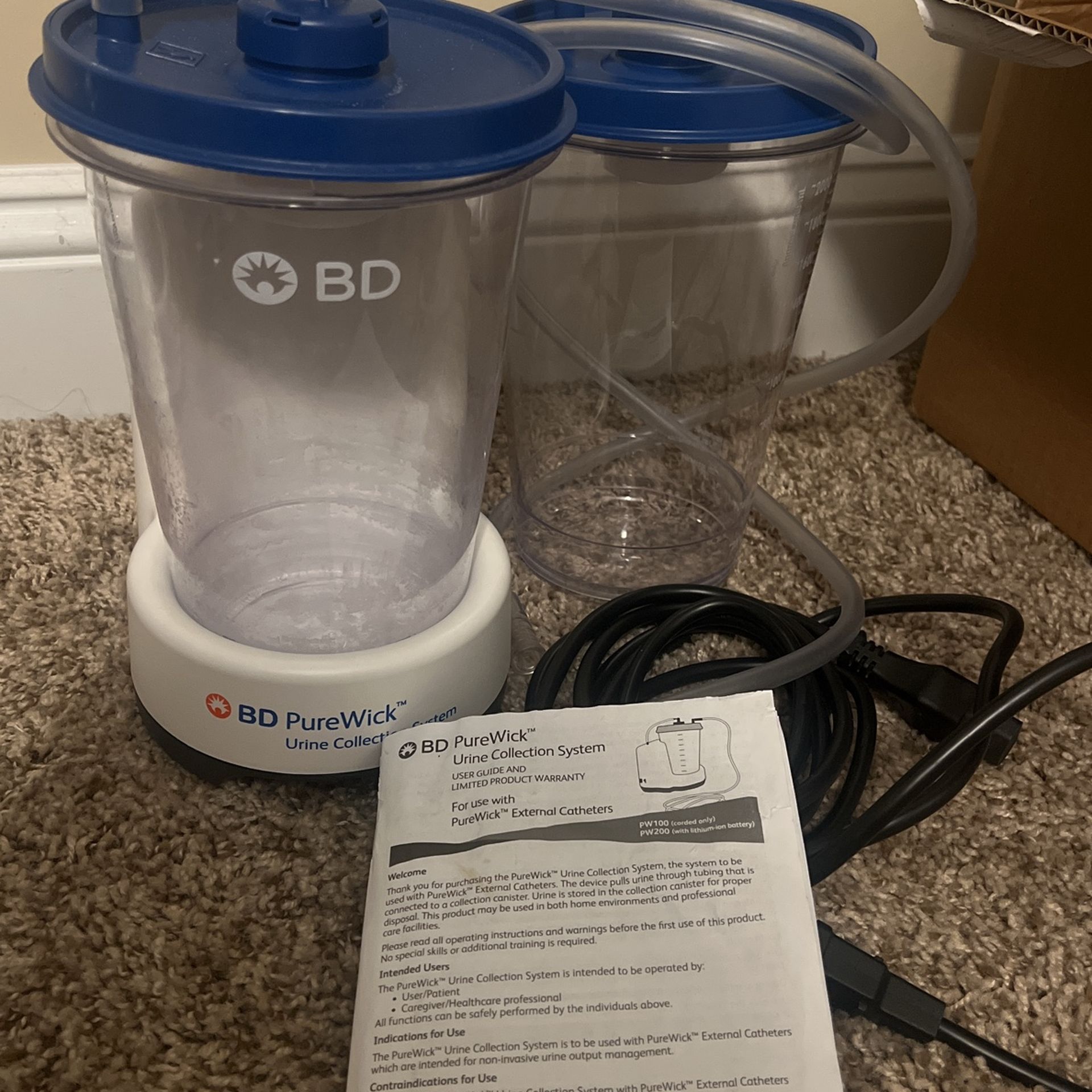 BD PureWick⢠Urine Collection System Starter Set with Battery (for Women)