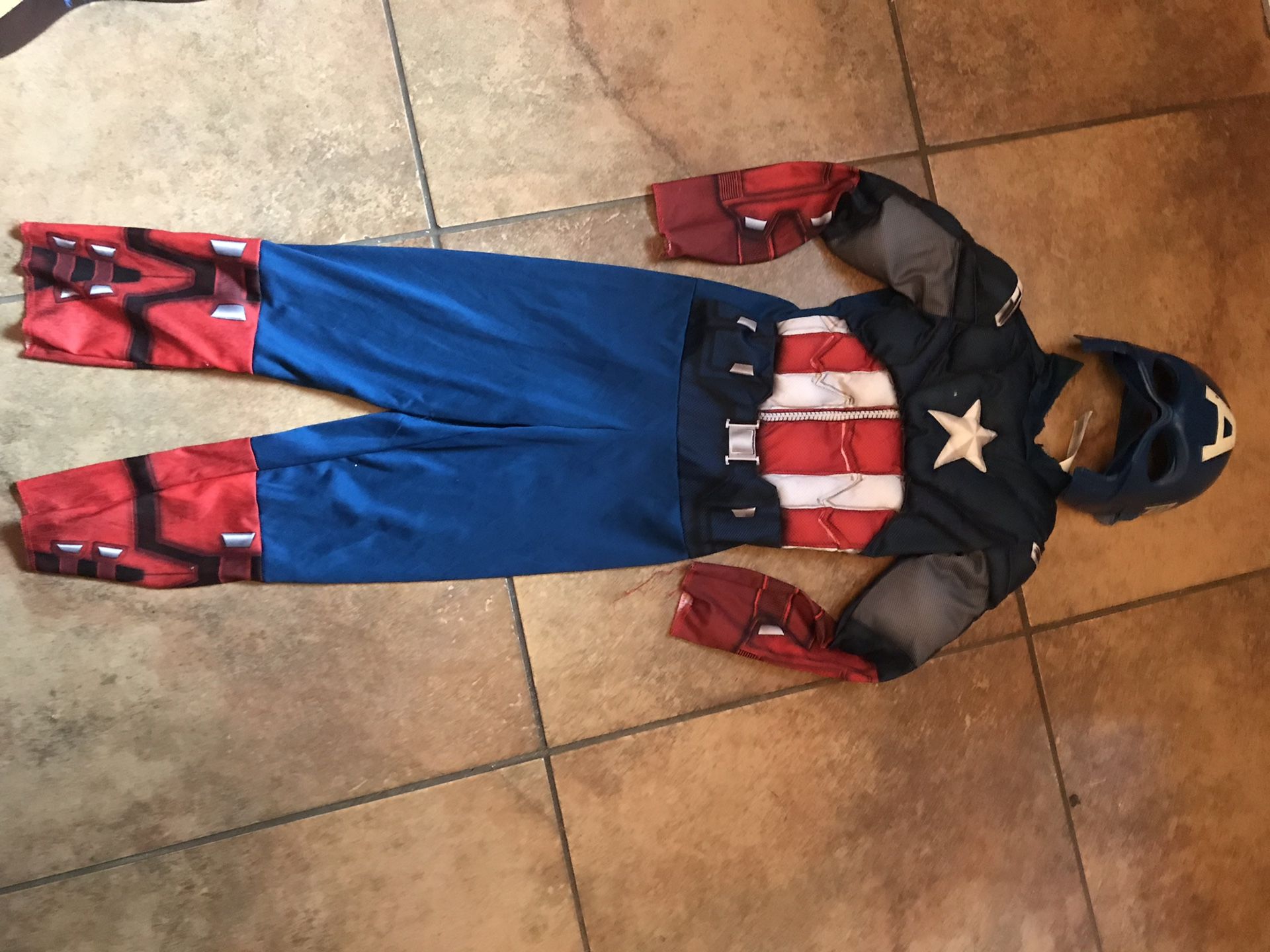 Captain America costume with mask