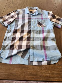 Burberry button down shirt