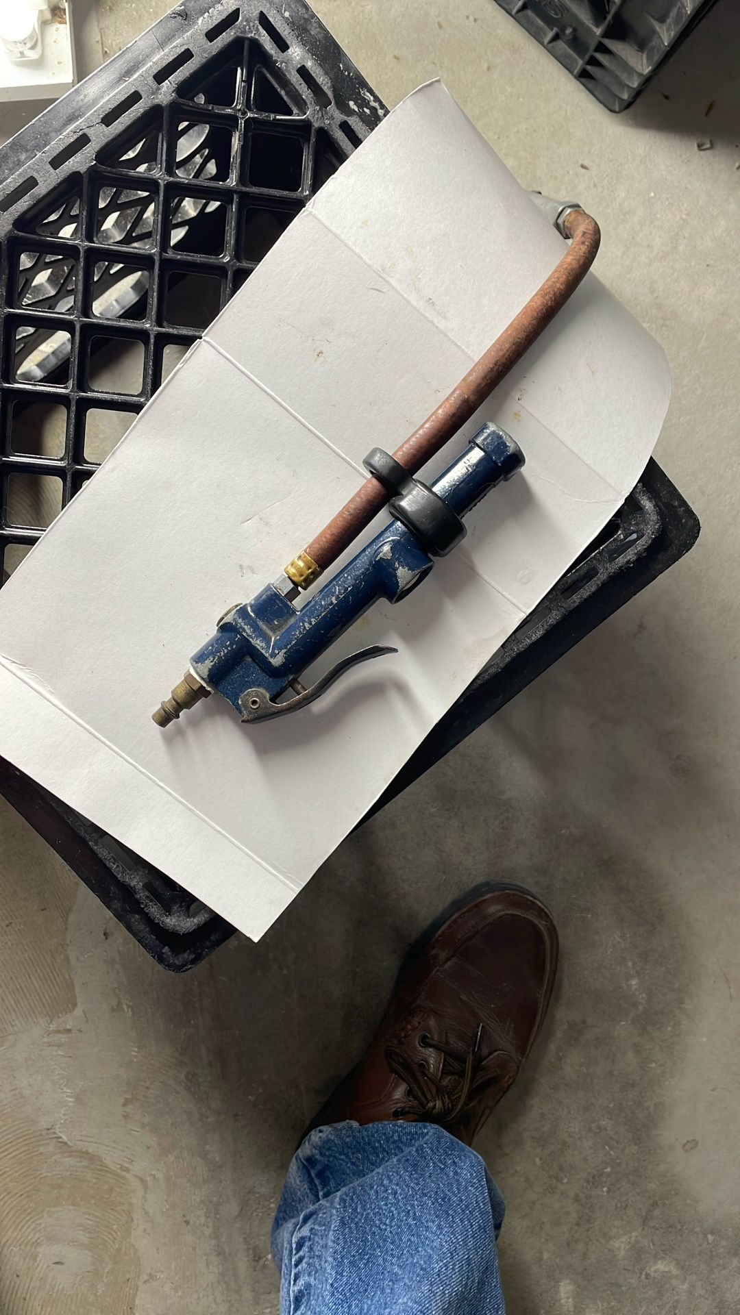 Air Chuck With Gauge