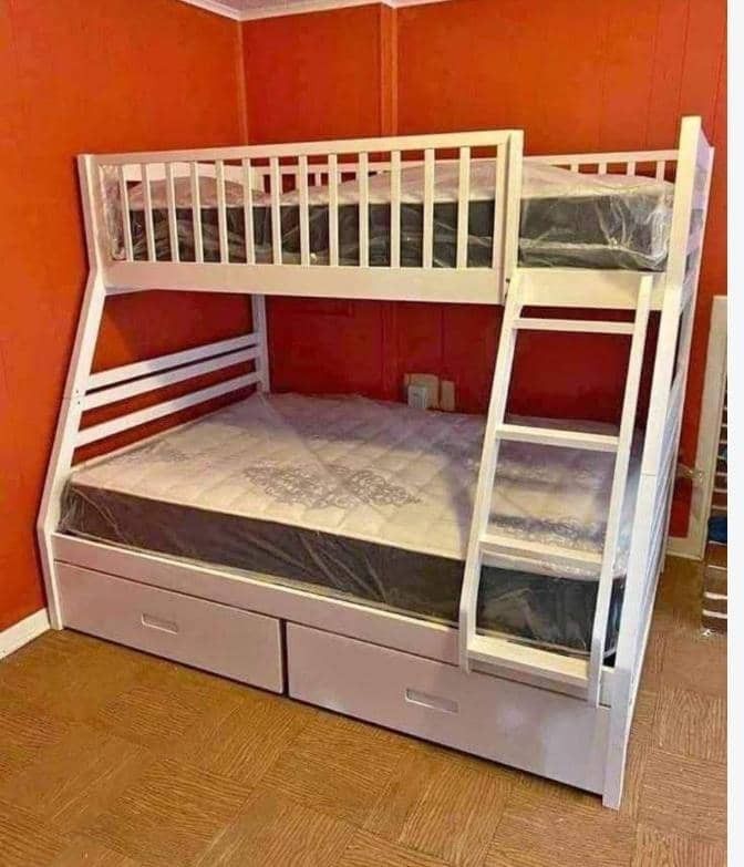 Full/Twin Bunk Bed with Storage