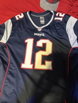 On Field Nike Patriots Brady Jersey 2XL