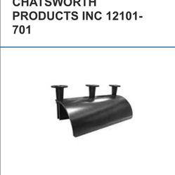 CPI Chatsworth Cable Runway Radius Drop - Horizontal Black 11", 12100-712 