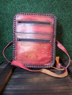Honduras Handmade Leather Crossbody Bag