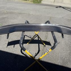 Carbon Fiber Pedestal Rear Wing Spoiler w/ Brackets