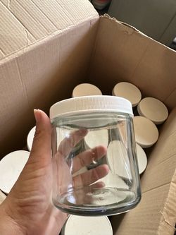 4 inch glass jars