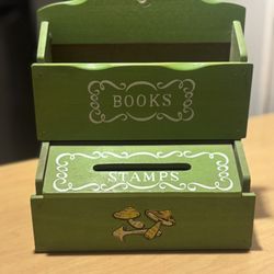 Vintage Wall Hang Letter/Recipe Box