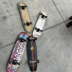 5 Skateboards – Bundle Deal – Good for Kids or Beginners