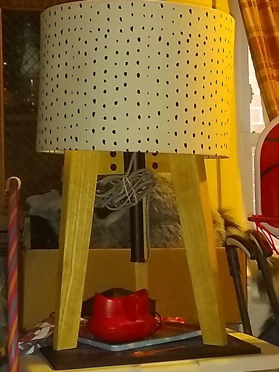 Short floor lamp