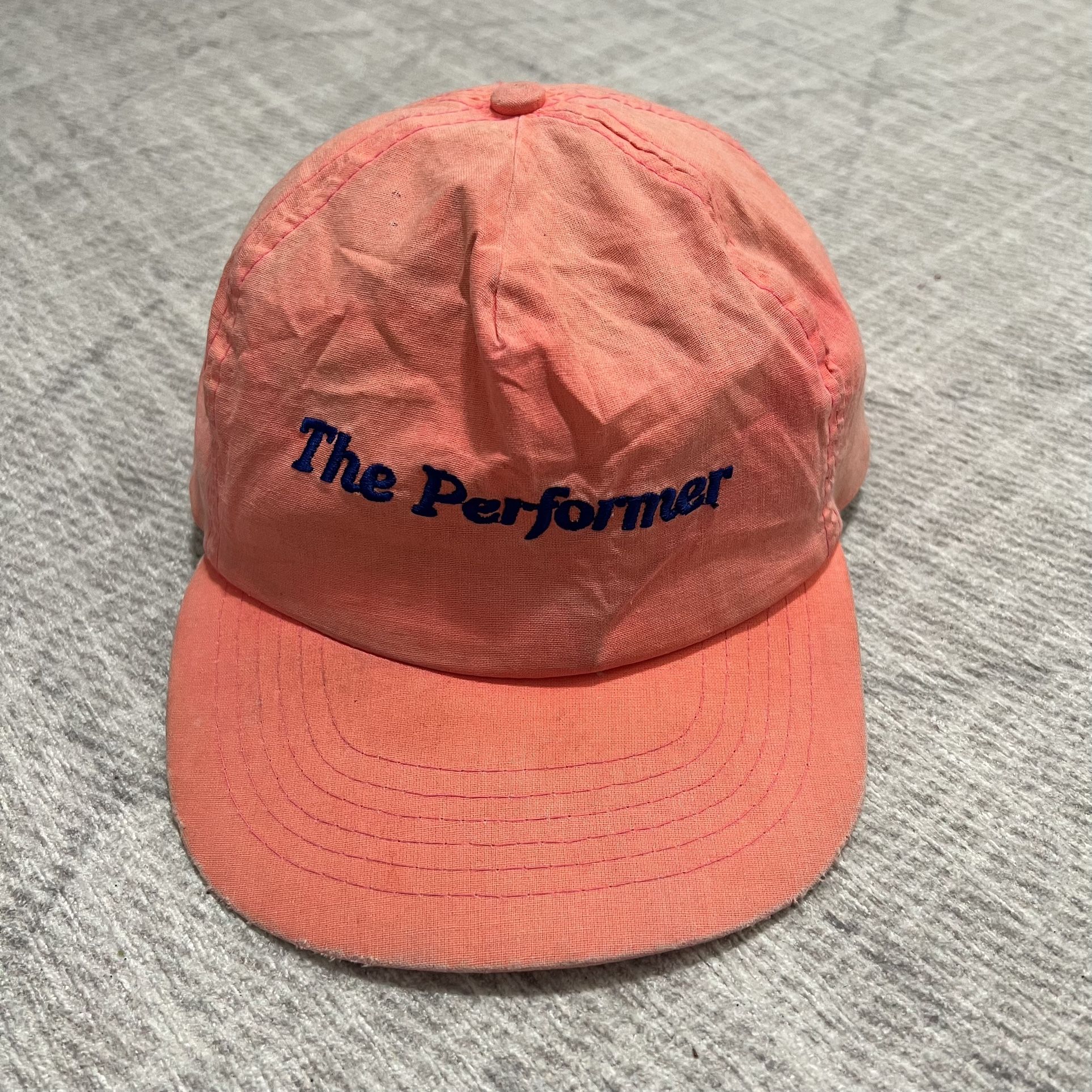 Vintage 1990s The Performer Men’s Outdoors Sports Neon Pink Snapback Hat