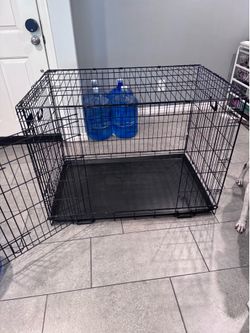 42-Inch Double Door Wire Dog Crate