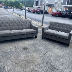 Gorgeous Gray Matching Sofa Set!
