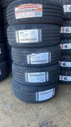 Set of 4 new tires 215/55r16 Royal Black Includes installation and balance