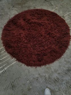 5' Round Vintage Rug