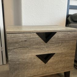 Grey side table